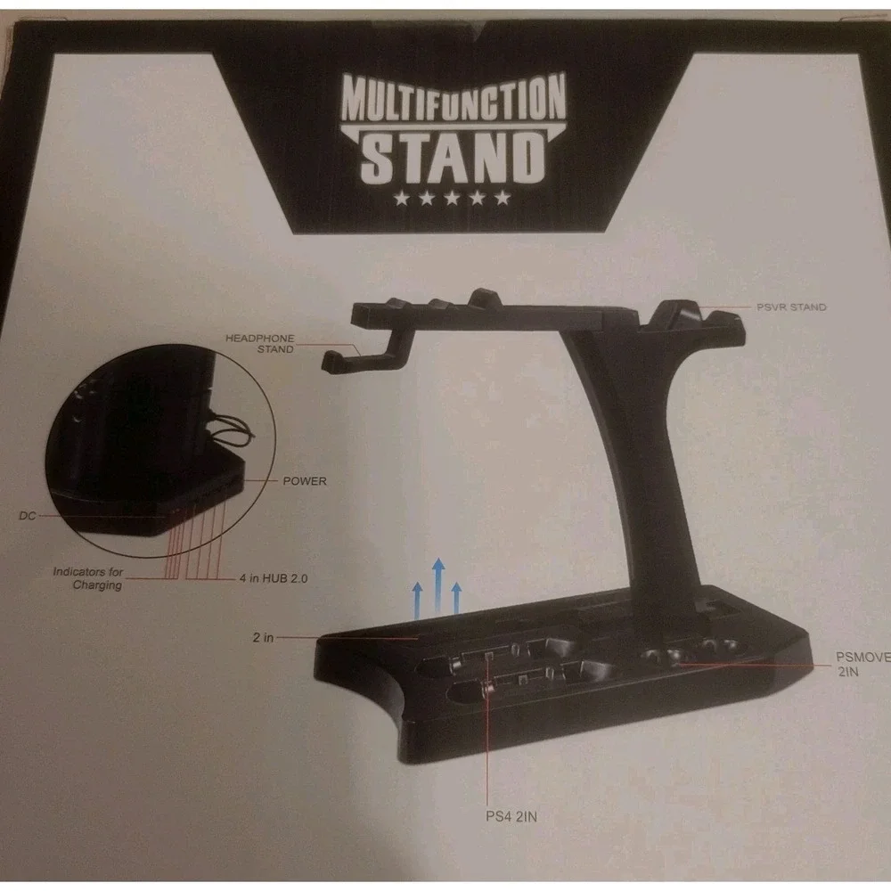 Skywin VR Charging Stand for Gamers, PSVR‎ Station to PlayStation 4